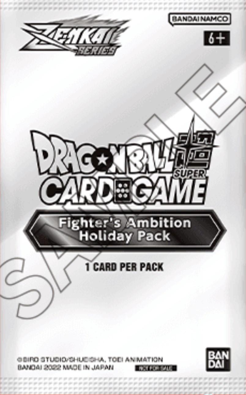 Fighter's Ambition Holiday Pack  Dragon Ball Super Divine Multiverse Release Promos