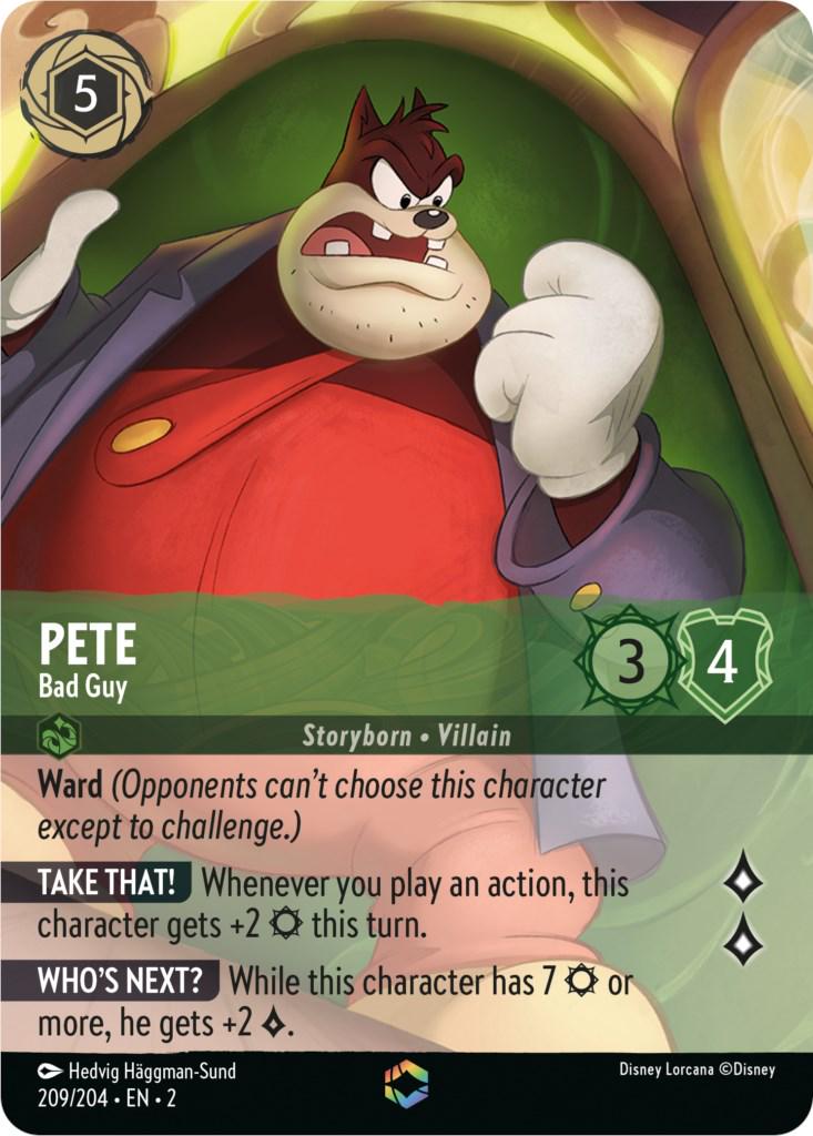 Pete - Bad Guy #209 Lorcana Rise of the Floodborn