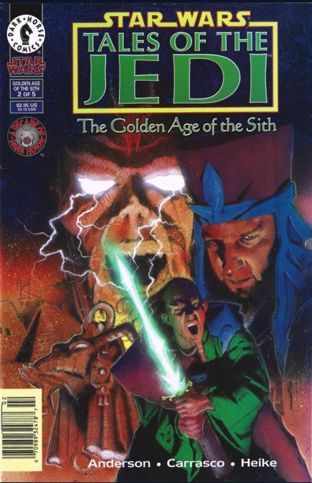 Star Wars: Tales Of The Jedi - The Golden Age Of The Sith #2 (1996) Comic Books Star Wars: Tales of the Jedi - The Golden Age of the Sith