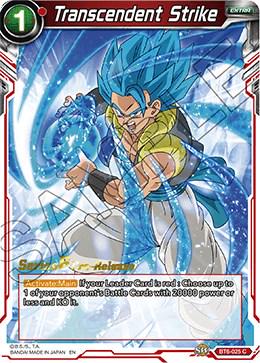 Transcendent Strike BT6-025_PR Dragon Ball Super Series 6 Pre-Release Promos