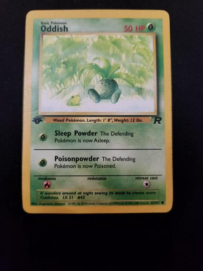 Oddish [1st Edition] #63 photo