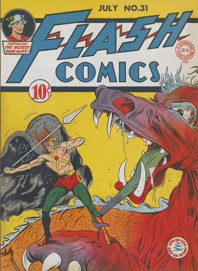 Flash Comics #31 (1942) Comic Books Flash Comics