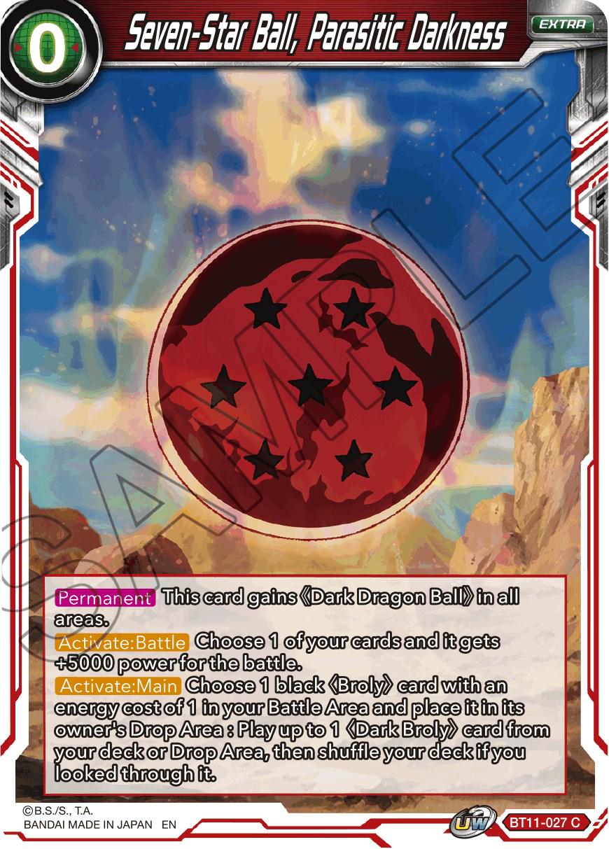 Seven-Star Ball, Parasitic Darkness [Foil] BT11-027 Dragon Ball Super Vermilion Bloodline