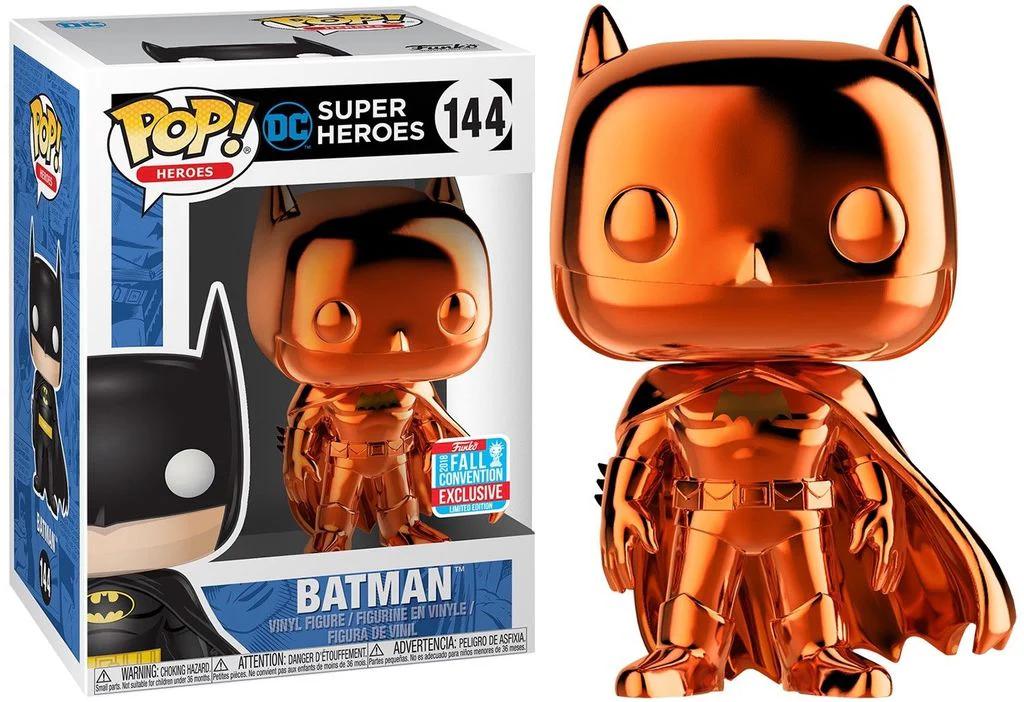 Batman [Orange Chrome] #144 Funko POP Heroes