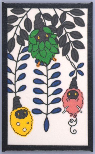 Burmy (April) Pokemon Japanese Hanafuda