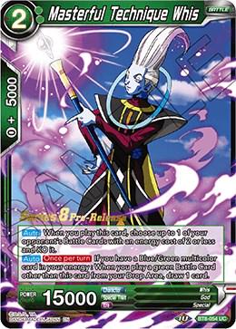 Masterful Technique Whis BT8-054_PR Dragon Ball Super Malicious Machinations: Pre-Release Promos