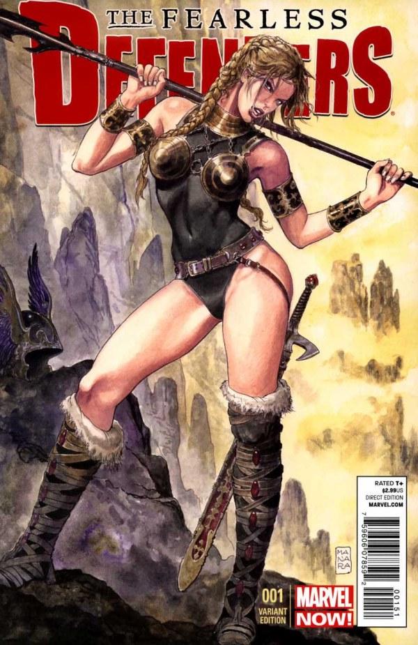 Fearless Defenders [Manara] #1 (2013) Comic Books Fearless Defenders