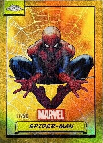 Spider-man [Gold Wave] #1 Marvel 2024 Topps Chrome