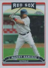 Manny Ramirez [Refractor] #23 Baseball Cards 2006 Topps Chrome Prices