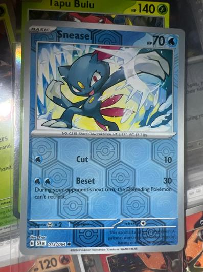 Sneasel [Reverse Holo] #13 photo