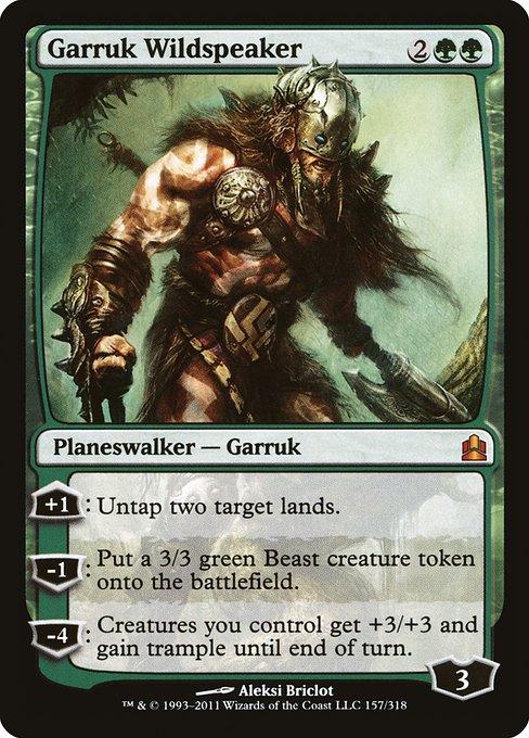 Garruk Wildspeaker Magic Commander