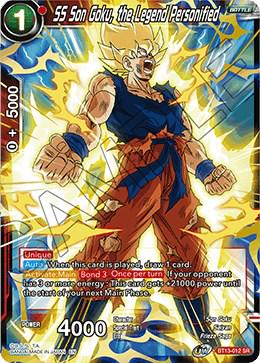 SS Son Goku, the Legend Personified BT13-012 Dragon Ball Super Supreme Rivalry