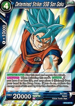 Determined Striker SSB Son Goku BT2-037 Dragon Ball Super Union Force