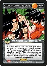 Raditz's Offensive Guard R138 Dragon Ball Z Heroes and Villians