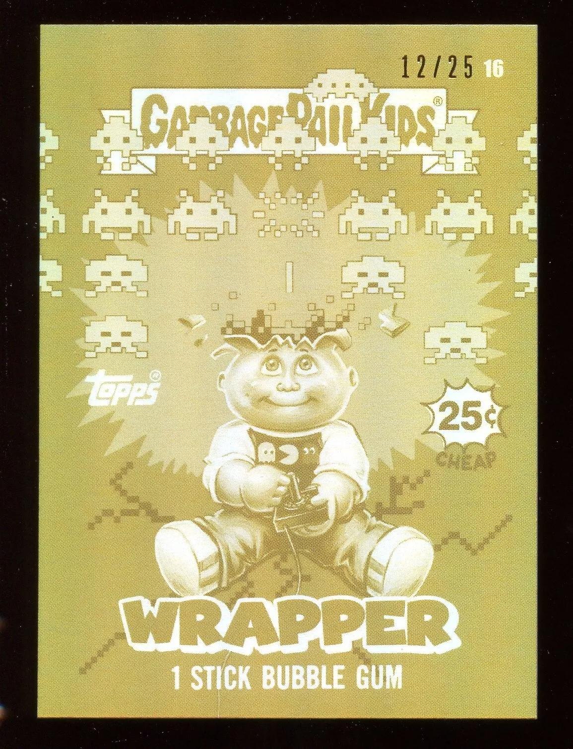 Wrapper [Gold] #16 Garbage Pail Kids 2024 Game Over