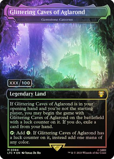 Glittering Caves of Aglarond [Serialized] #394 Magic Lord of the Rings Commander