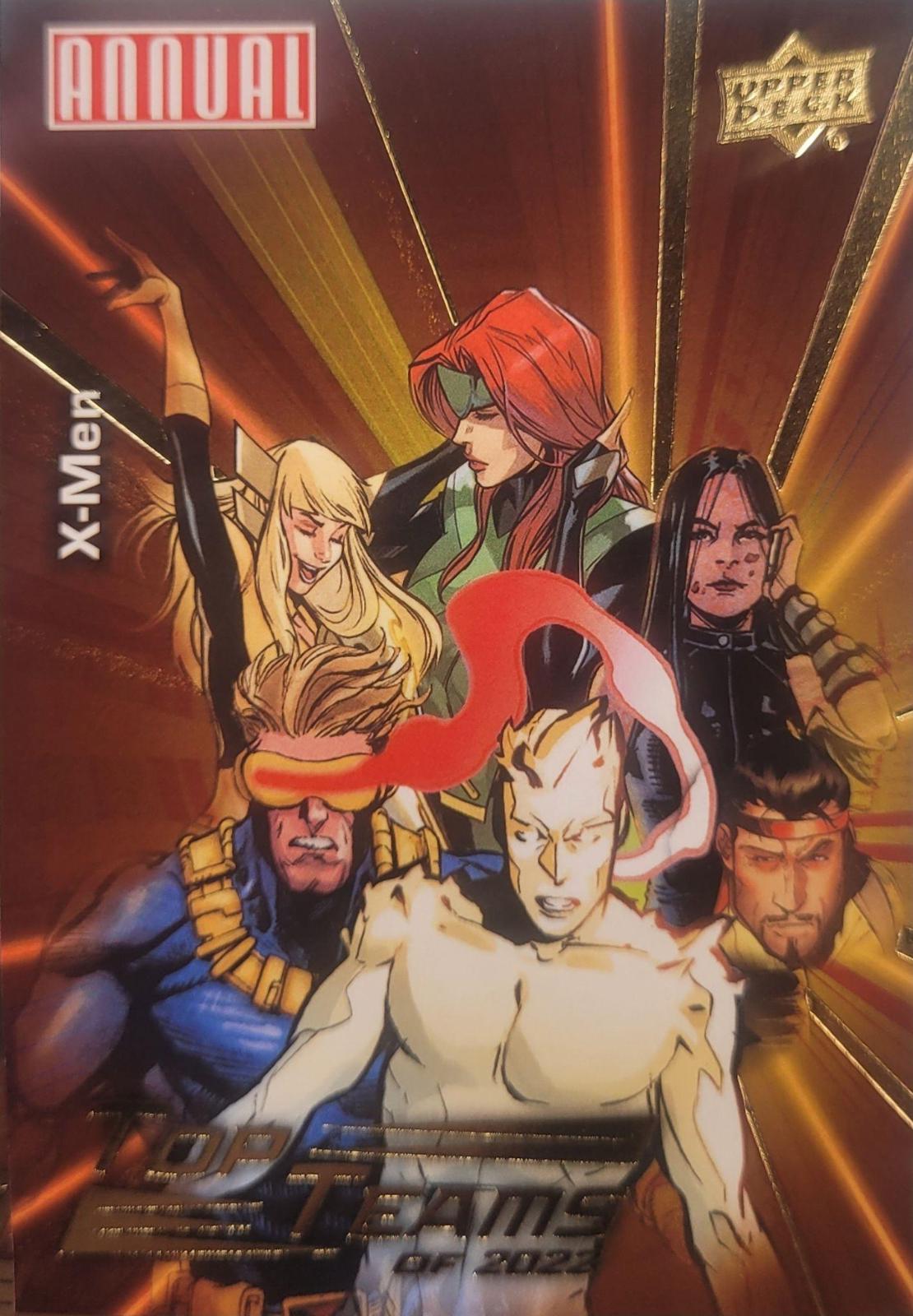 X-Men #TT-9 Marvel 2022 Upper Deck Annual Top Teams