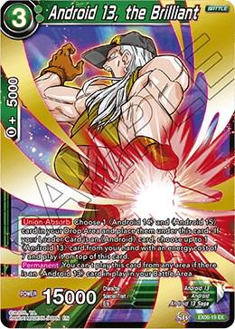 Android 13, the Brilliant [Foil] EX06-19 Dragon Ball Super Expansion Set: Special Anniversary Box