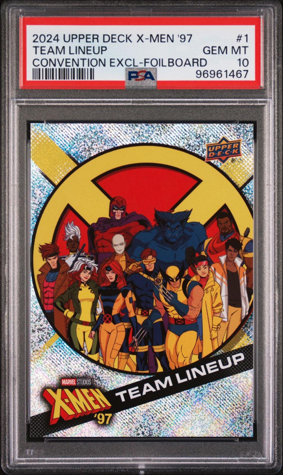 Team Lineup [Silver Foilboard] #1 2024 Upper Deck X-Men '97 SDCC