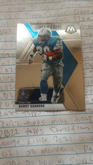 Barry Sanders [White Sparkle] #294 photo