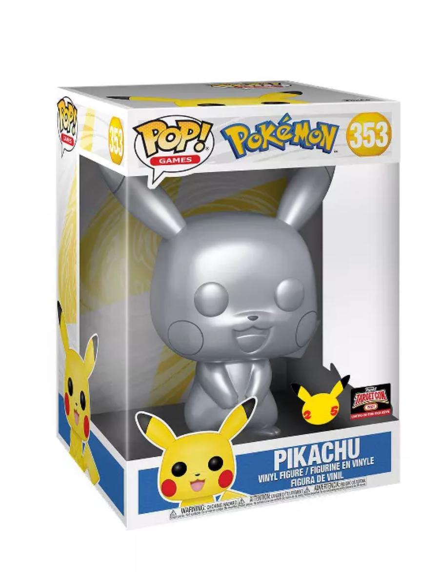 Pikachu [Metallic 10 Inch] #353 Funko POP Games