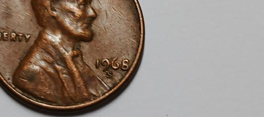 1968 S [DOUBLE DIE] photo