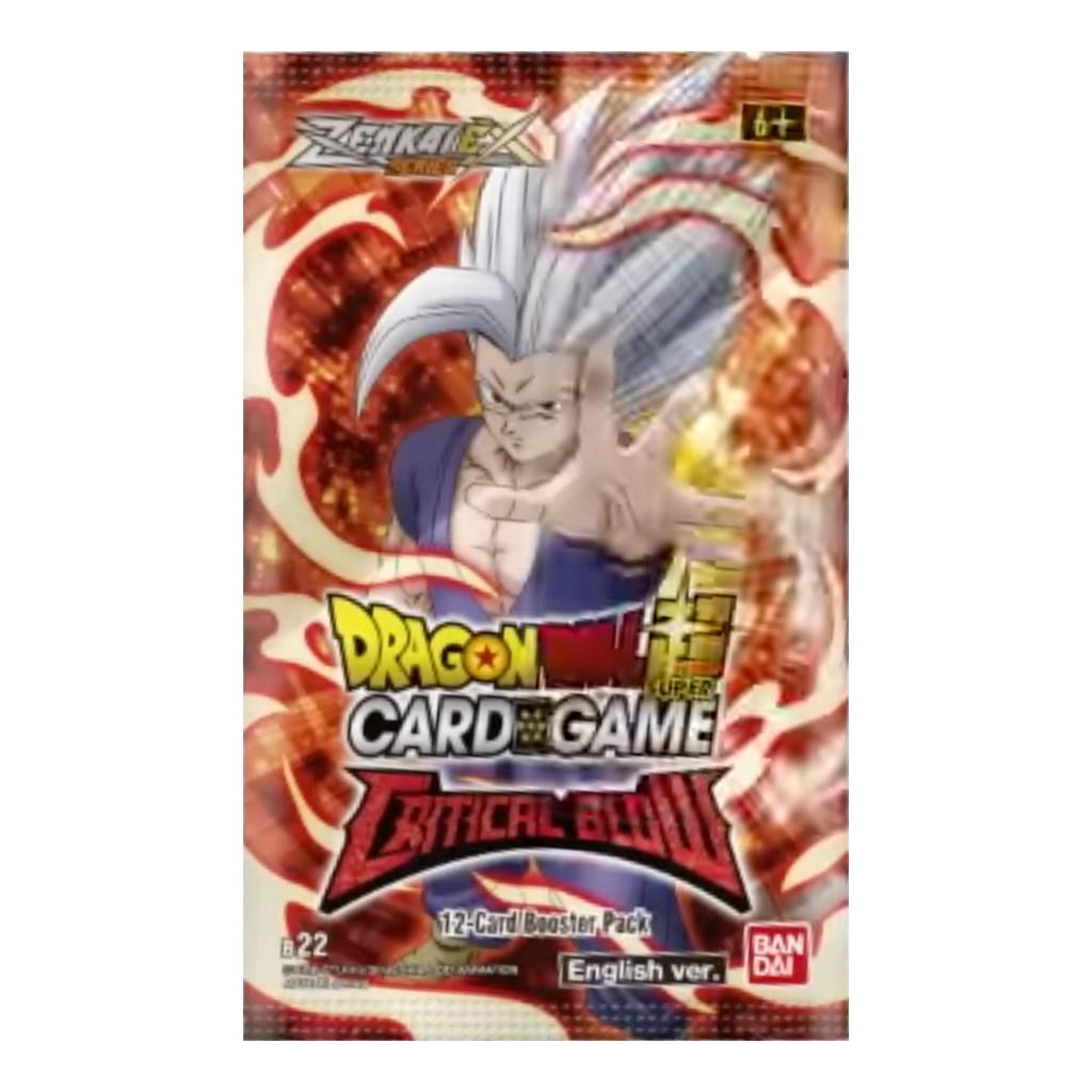 Critical Blow Booster Pack  Dragon Ball Super Critical Blow