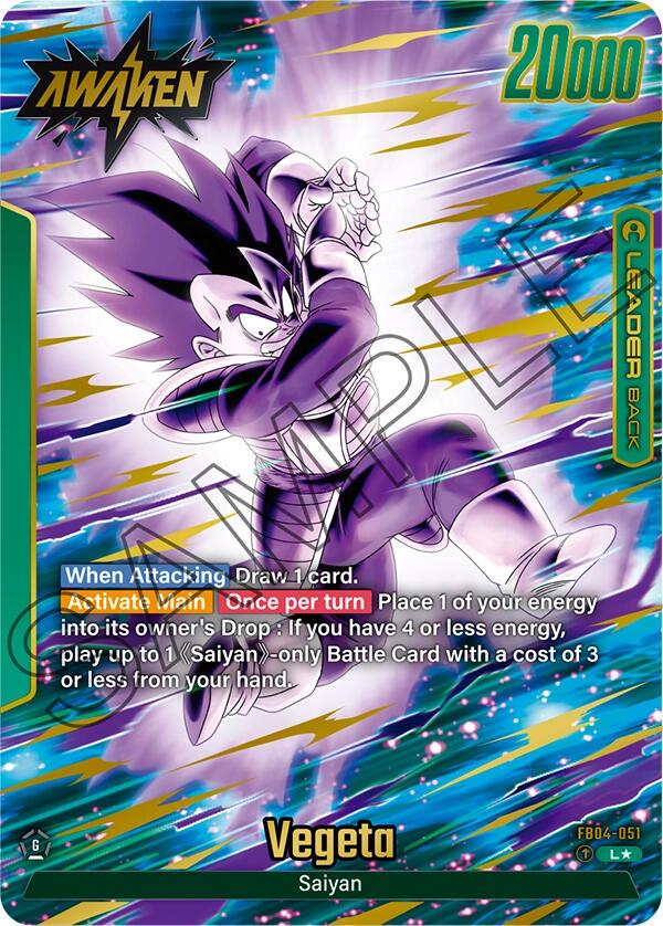 Vegeta [Alternate Art] FB04-051 Dragon Ball Fusion World Ultra Limit