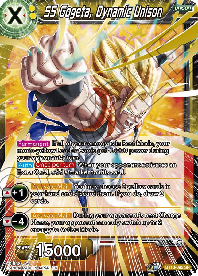 SS Gogeta, Dynamic Unison BT10-095 Dragon Ball Super Rise of the Unison Warrior