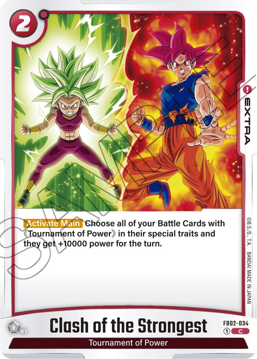 Clash of the Strongest FB02-034 Dragon Ball Fusion World Blazing Aura