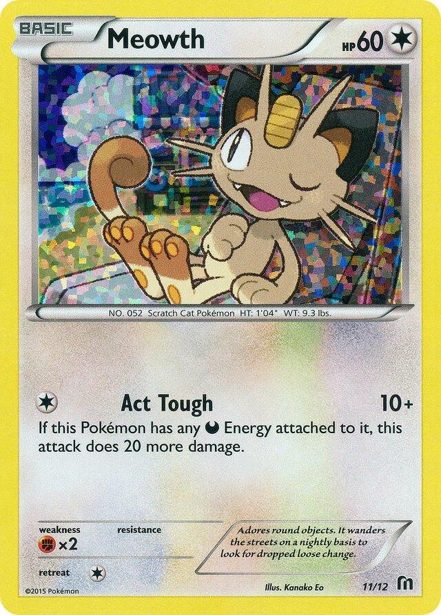 Meowth #11 Pokemon McDonalds 2016