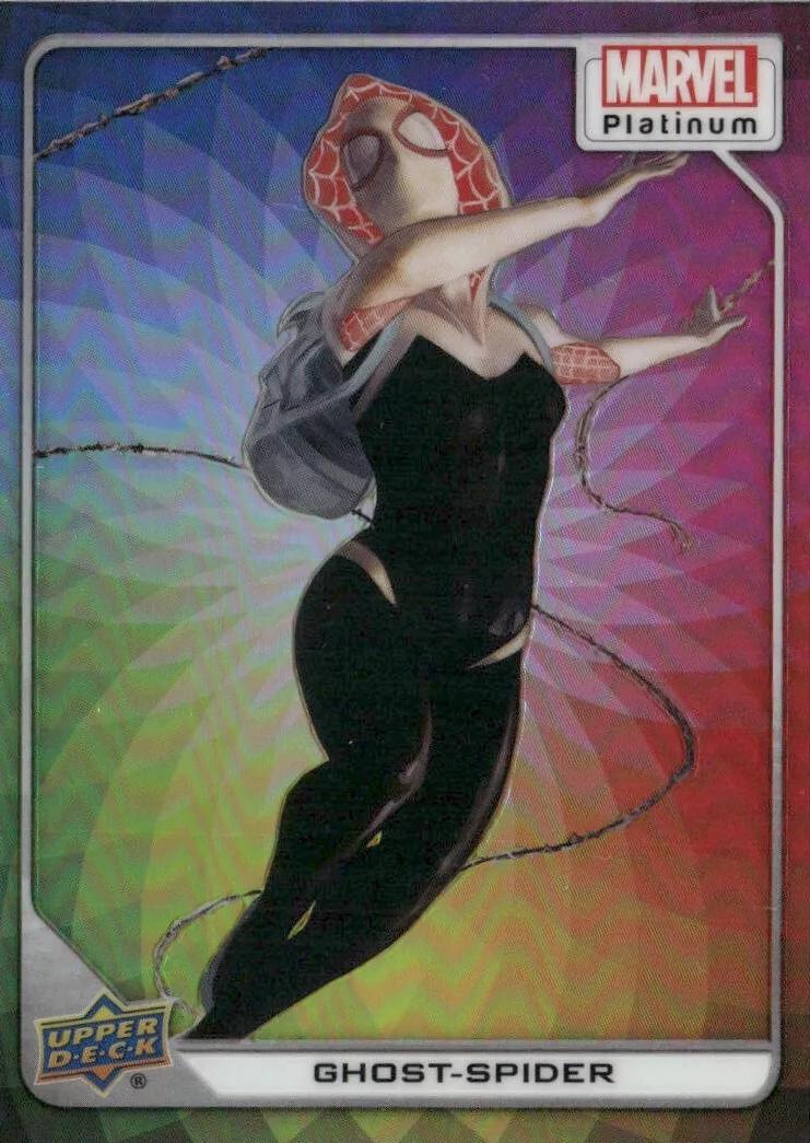 Ghost-Spider [Rainbow Color Wheel] #10 Marvel 2023 Upper Deck Platinum