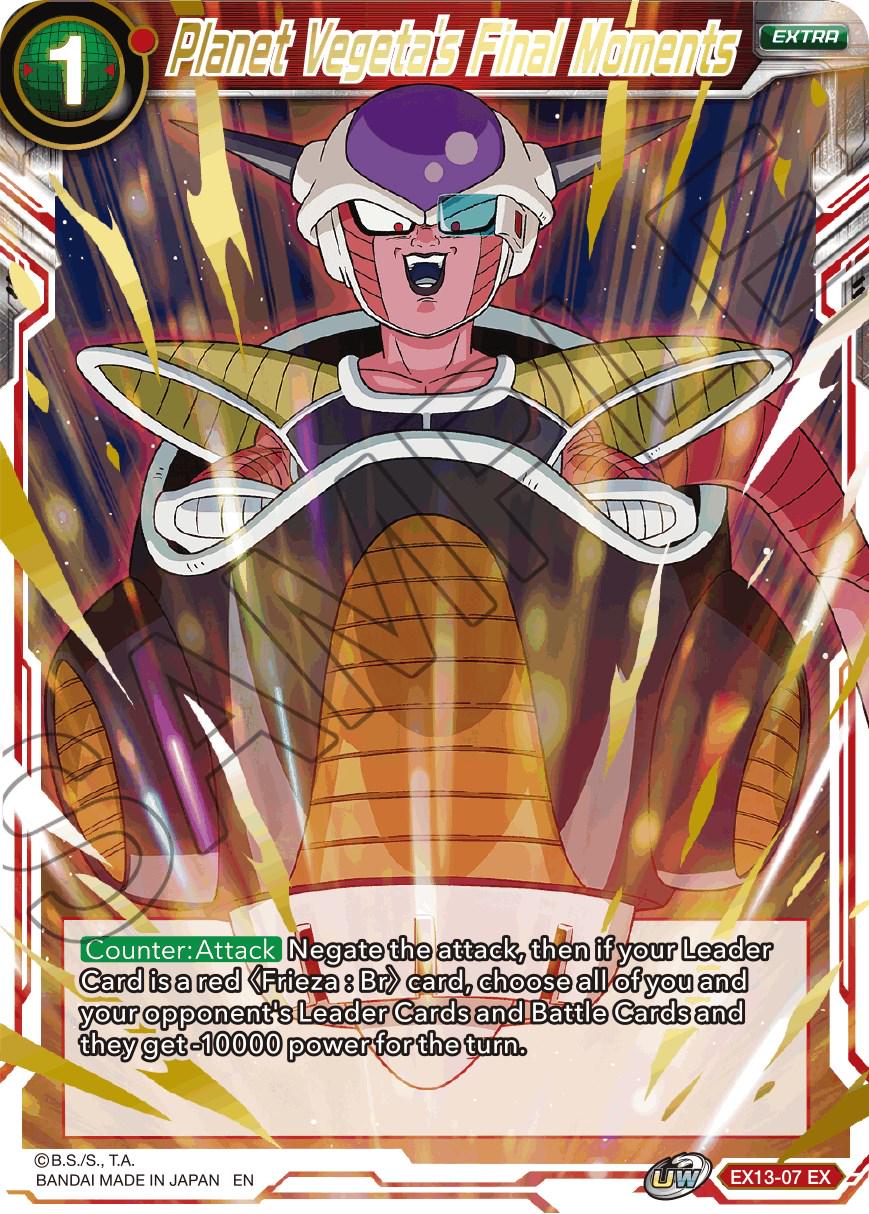 Planet Vegeta's Final Moments [Foil] EX13-07 Dragon Ball Super Expansion Set: Special Anniversary Box 2020