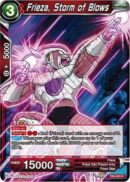 Frieza, Storm of Blows TB3-003 Dragon Ball Super Clash of Fates