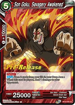 Son Goku, Savagery Awakened BT10-006 Dragon Ball Super Rise of the Unison Warrior: Pre-Release Promos