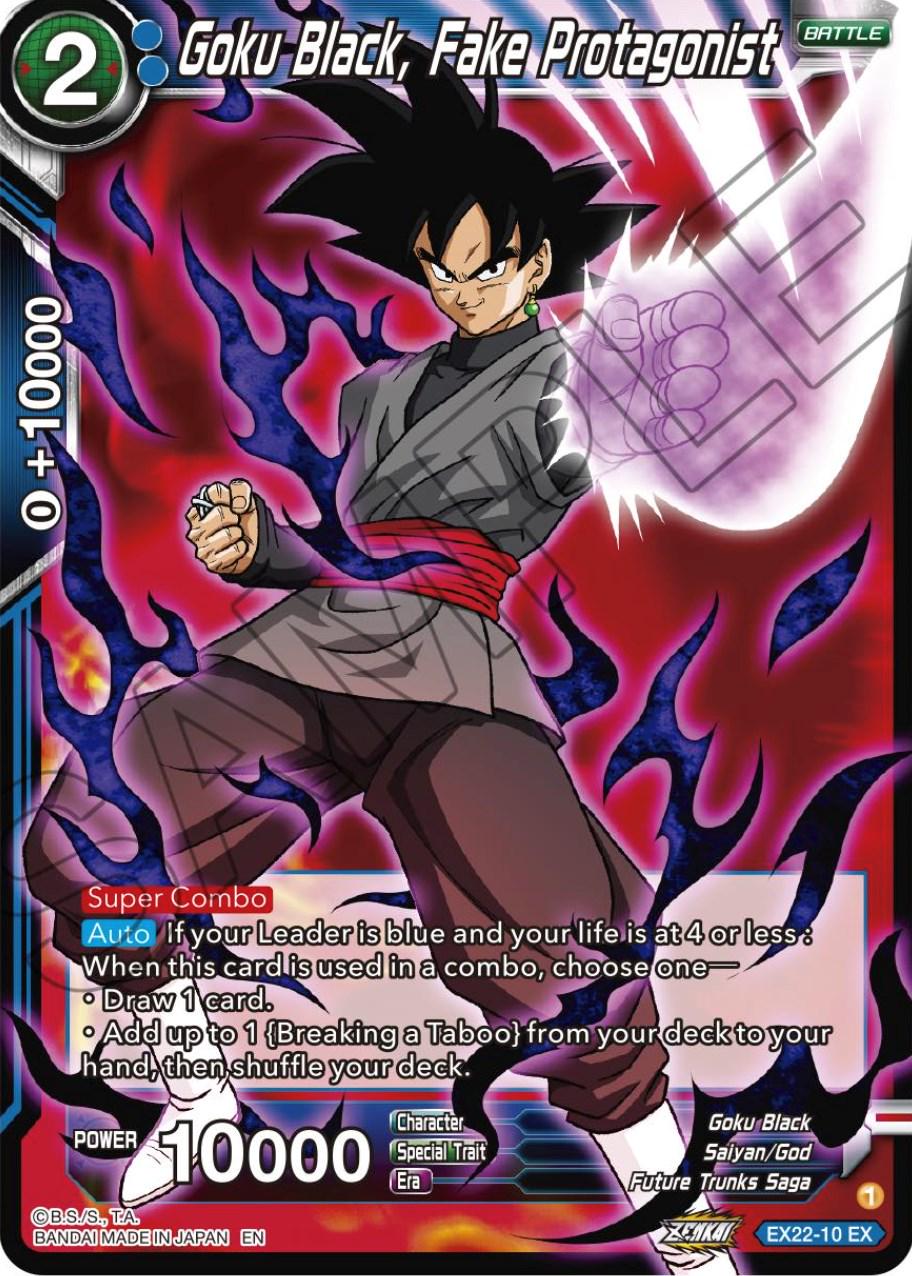 Goku Black, Fake Protagonist [Foil] EX22-10 Prices | Dragon Ball Super ...