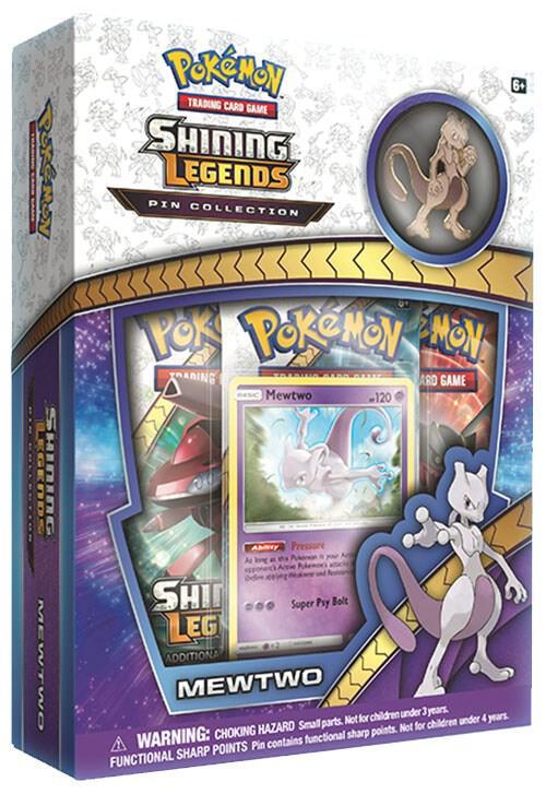 Mewtwo Pin Collection Pokemon Shining Legends