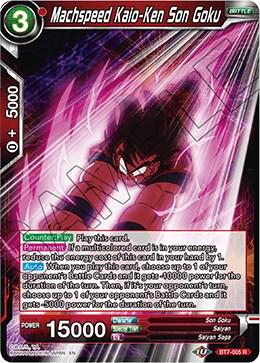 Machspeed Kaio-Ken Son Goku BT7-005 Dragon Ball Super Assault of the Saiyans