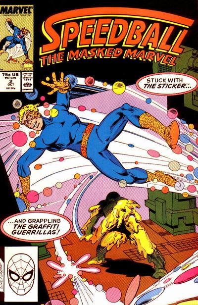 Speedball #2 (1988) Comic Books Speedball: The Masked Marvel