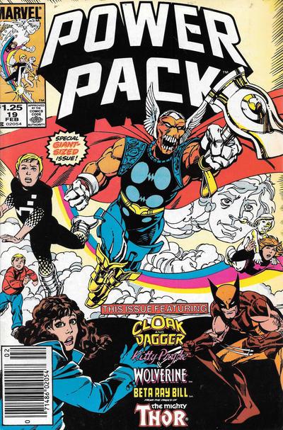 Power Pack [Newsstand] #19 (1986) Comic Books Power Pack