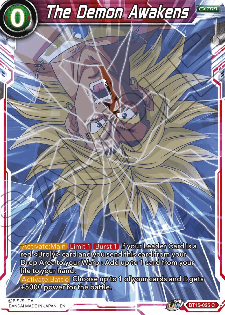 The Demon Awakens [Foil] BT15-025 Dragon Ball Super Saiyan Showdown