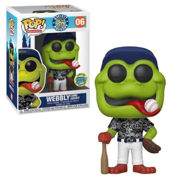 Webbly [Camo Jersey] #6 Funko POP Aquasox