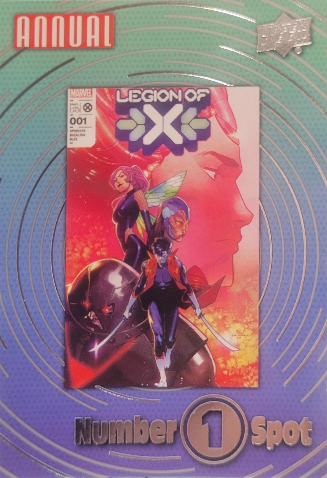 Legion of X #N1S-12 Marvel 2022 Upper Deck Annual Number 1 Spot