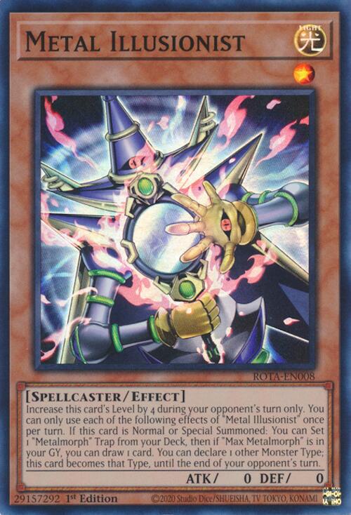 Metal Illusionist ROTA-EN008 YuGiOh Rage of the Abyss