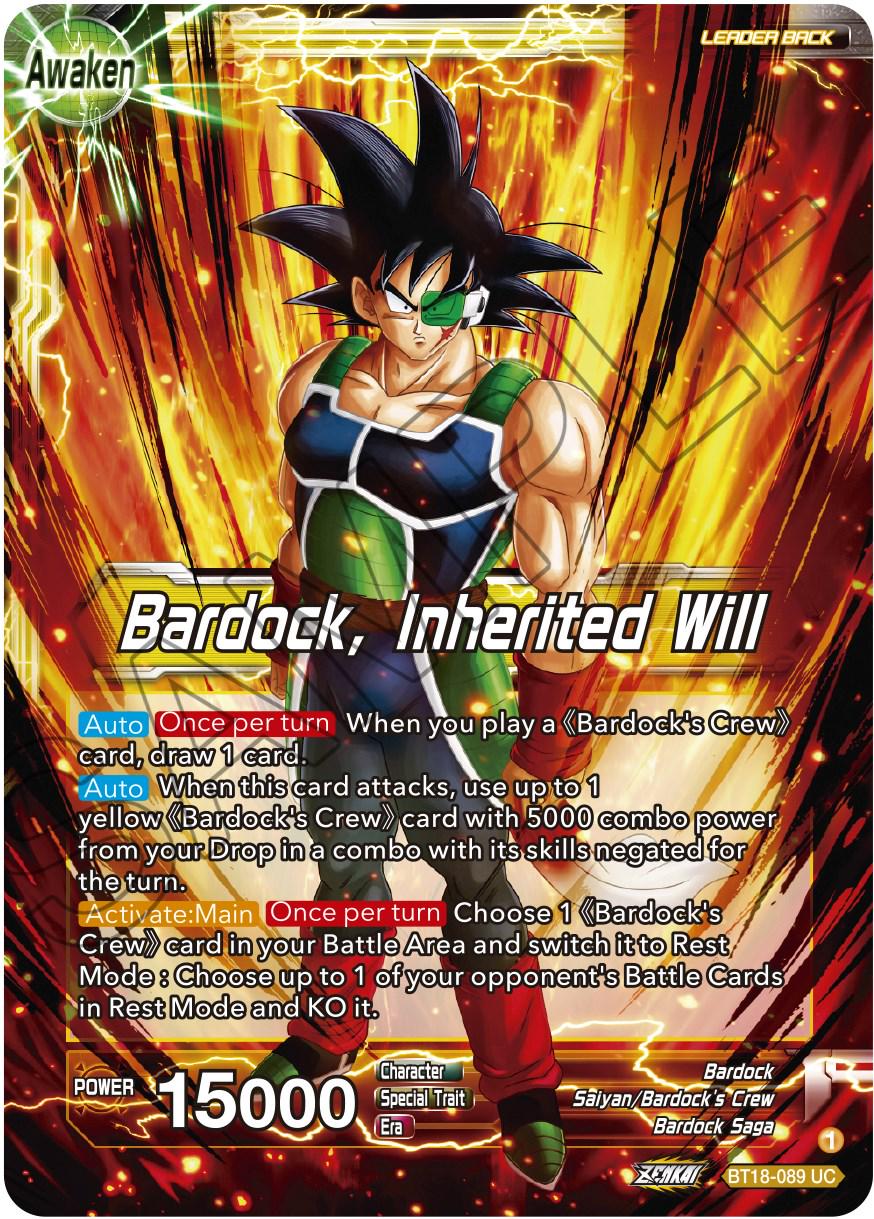 Bardock's Crew // Bardock, Inherited Will BT18-089 Prices | Dragon Ball ...