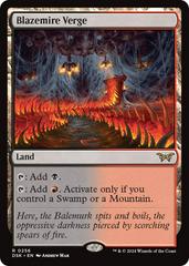 Blazemire Verge [Foil] #256 Magic Duskmourn: House of Horror Prices