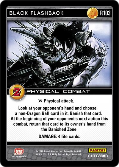 Black Flashback R103 Dragon Ball Z Awakening