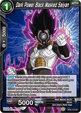 Dark Power Black Masked Saiyan BT5-112 Dragon Ball Super Miraculous Revival