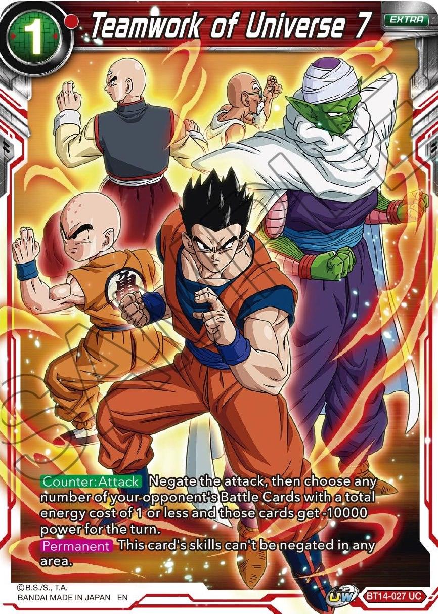 Teamwork of Universe 7 BT14-027 Dragon Ball Super Cross Spirits