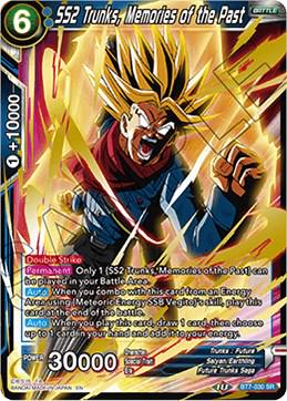 SS2 Trunks, Memories of the Past BT7-030 Dragon Ball Super Assault of the Saiyans